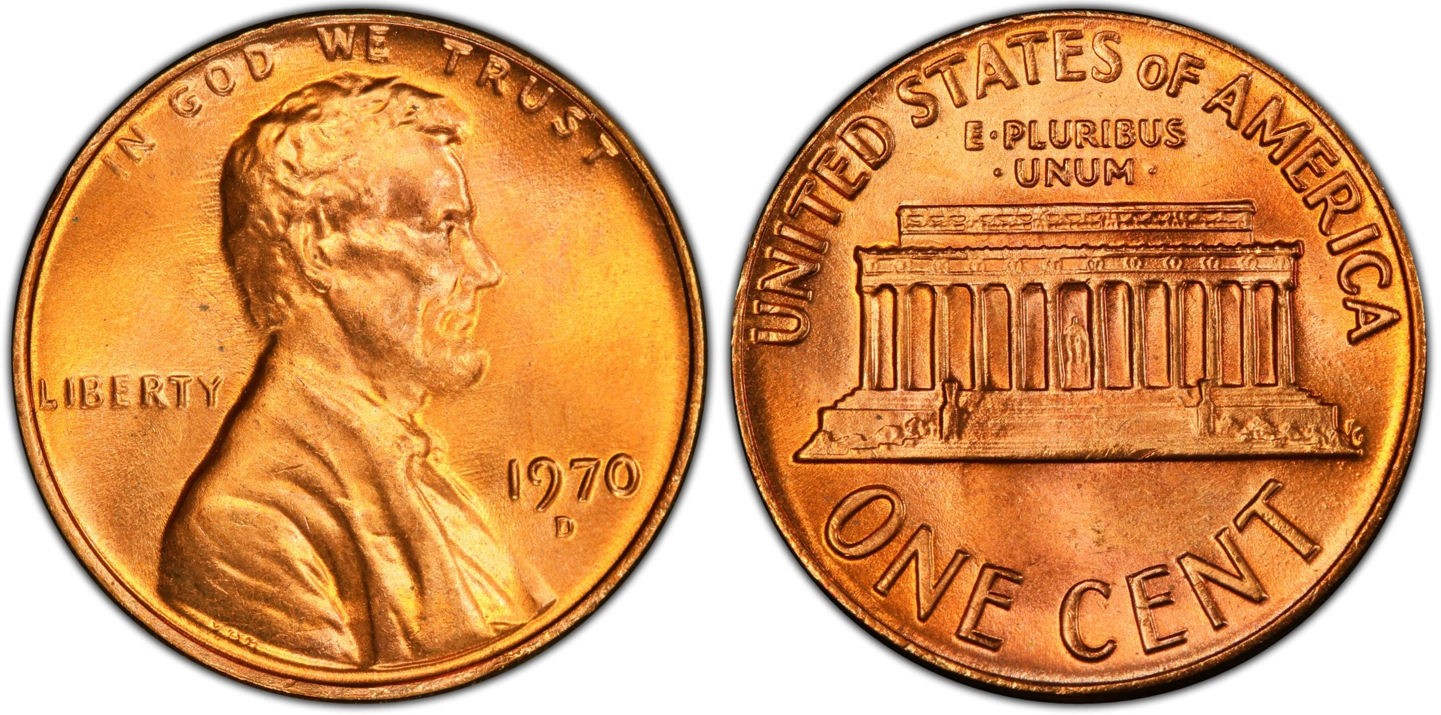 1970 D Penny